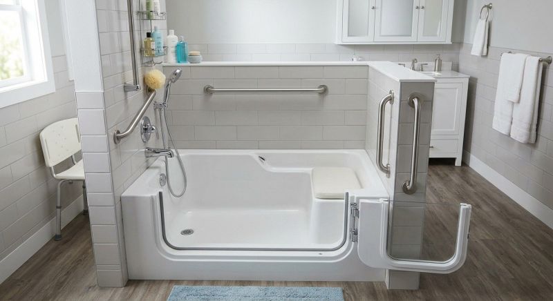 Cost of Handicap Bathtub Installation in Wolcottville, IN